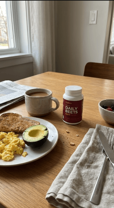 AI Lifestyle Product Shots for Radixa Daily Beets